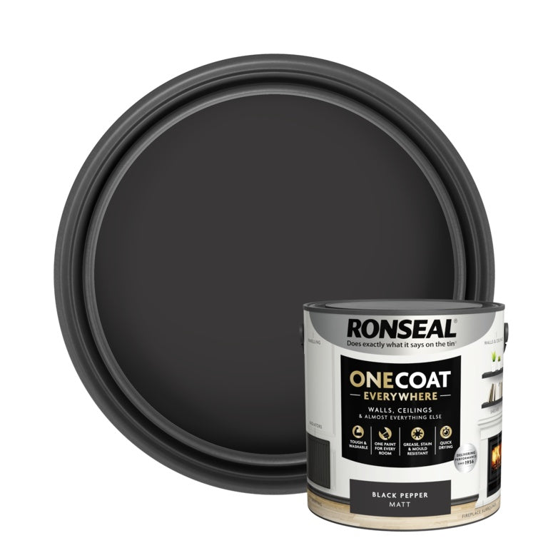 Ronseal Peinture mate One Coat Everywhere 2,5 L