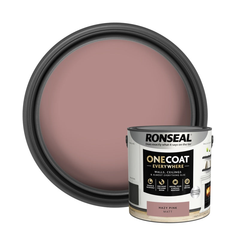 Ronseal One Coat Everywhere Matt  Paint 2.5L