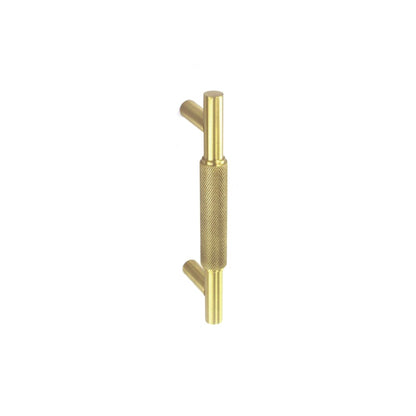 SMITHS Solid Brass Knurled Handle 96mm