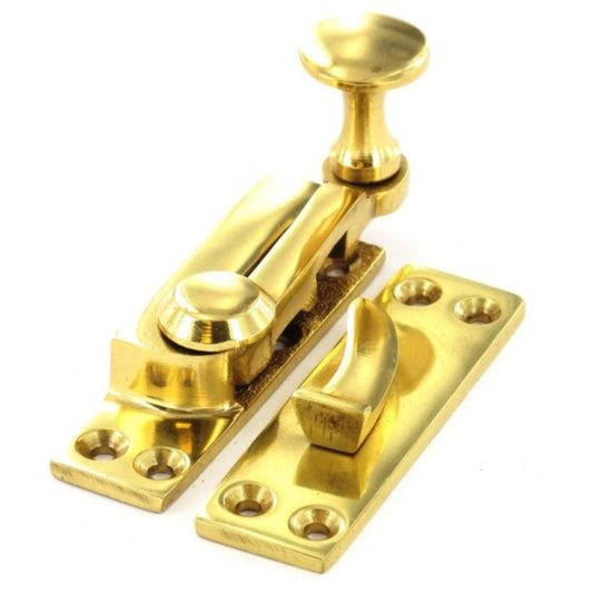 Securit Brass Sash Fastener Arm Type