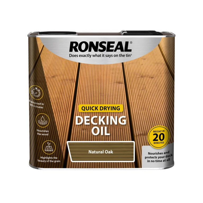 Ronseal Quick Drying Decking Oil 2.5L