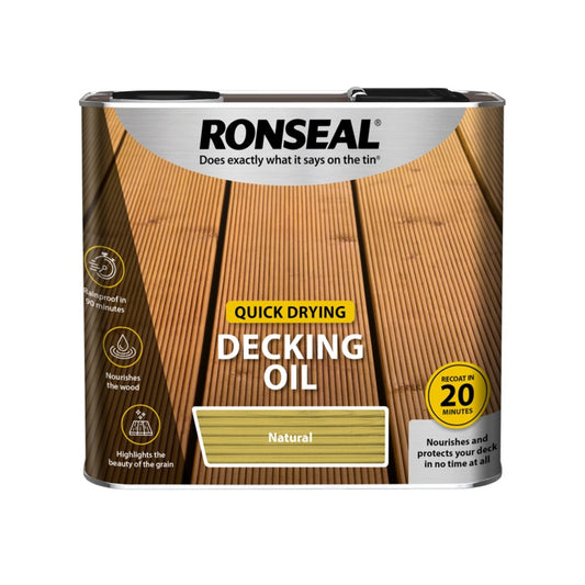 Ronseal Quick Drying Decking Oil 2.5L