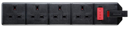 Masterplug 4 Socket 13 Amp Heavy Duty Trailing Socket