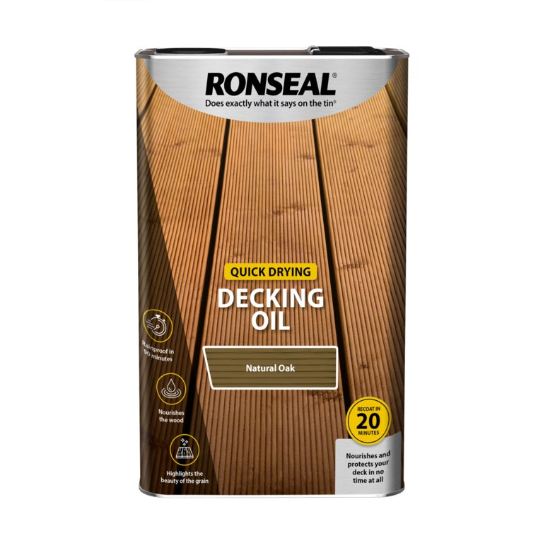 Ronseal Quick Drying Decking Oil 5L