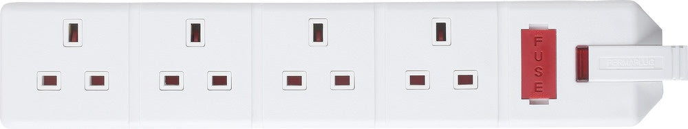 Masterplug 4 Socket 13 Amp Heavy Duty Trailing Socket