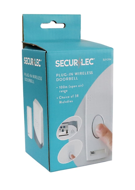 Securlec Plug In Wireless Doorbell & Chime