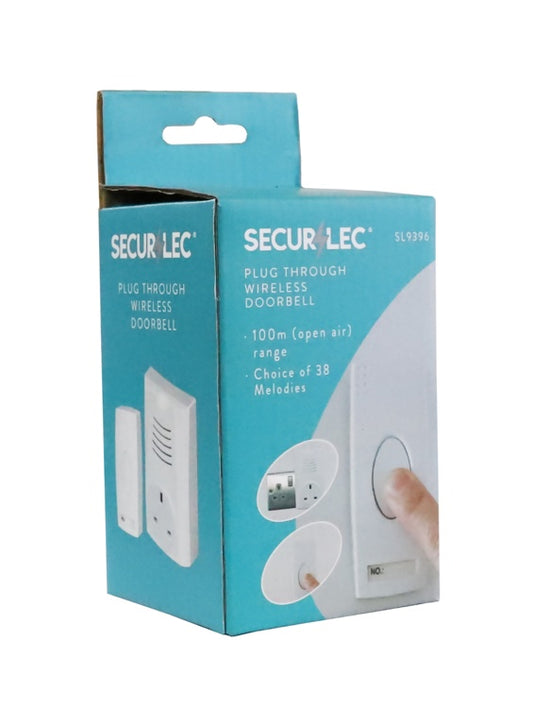 Securlec Plug Through Doorbell + Chime