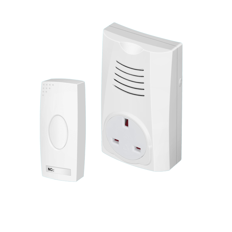 Securlec Plug Through Wireless Doorbell & Chime 100m