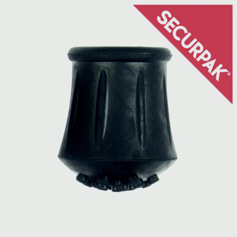 Securpak Walk Stick Ferrule Black 22mm