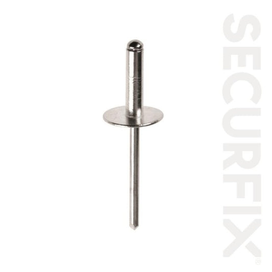 Securfix Domehead Rivets Alu/Stl 4.0x14mm