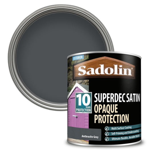 Sadolin Superdec Satin Anthracite Grey