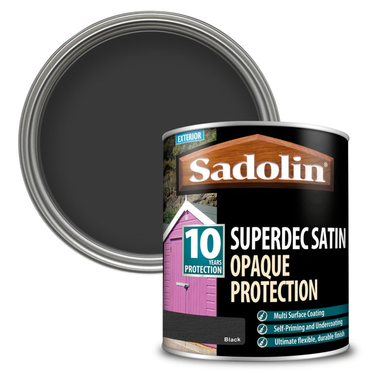 Sadolin Superdec Noir Satiné