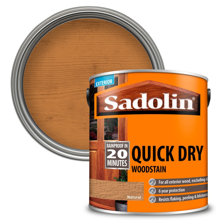 Lasure pour bois à séchage rapide Sadolin 2,5 L