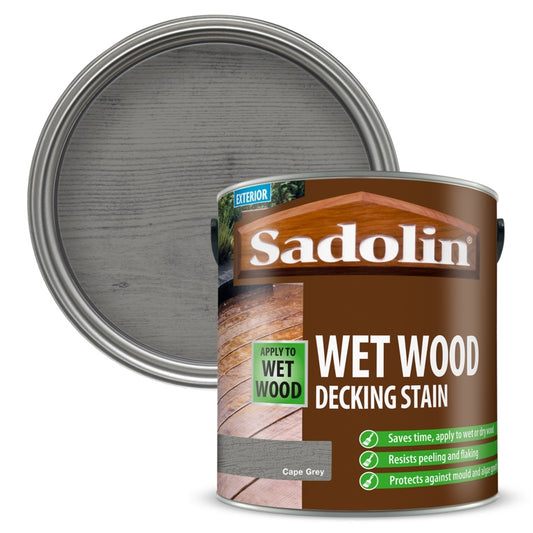 Teinture pour terrasse en bois humide Sadolin 2,5 L