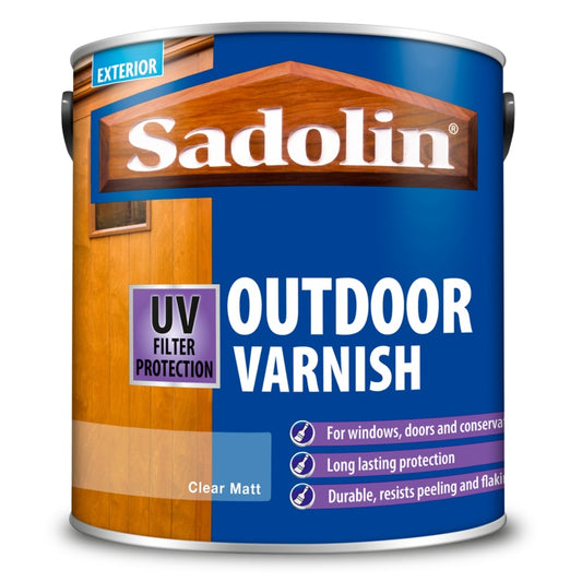 Vernis d'extérieur Sadolin transparent mat