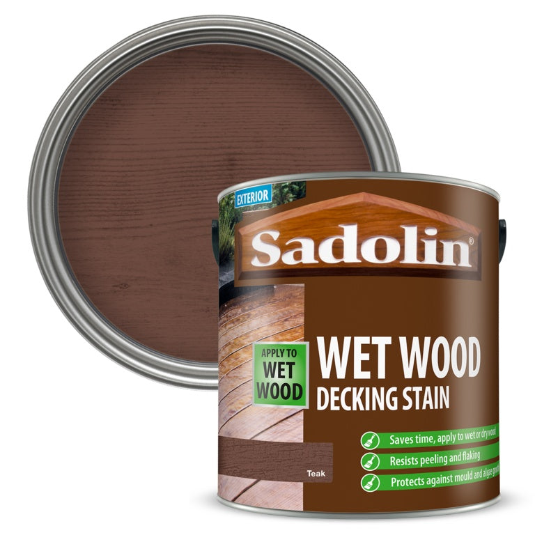 Tinte húmedo para terrazas de madera Sadolin 2,5 L