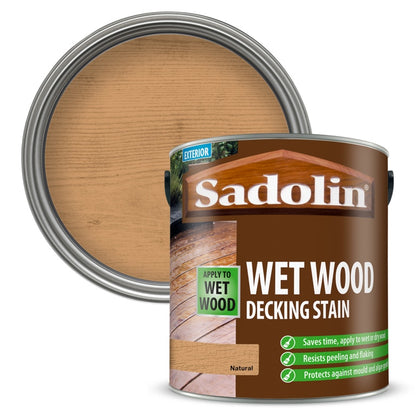 Tinte húmedo para terrazas de madera Sadolin 2,5 L