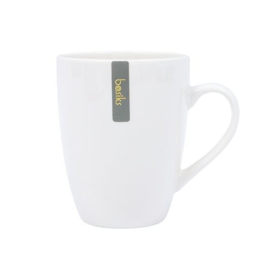 Basiks White Porcelain Belly Mug 11OZ//320ML