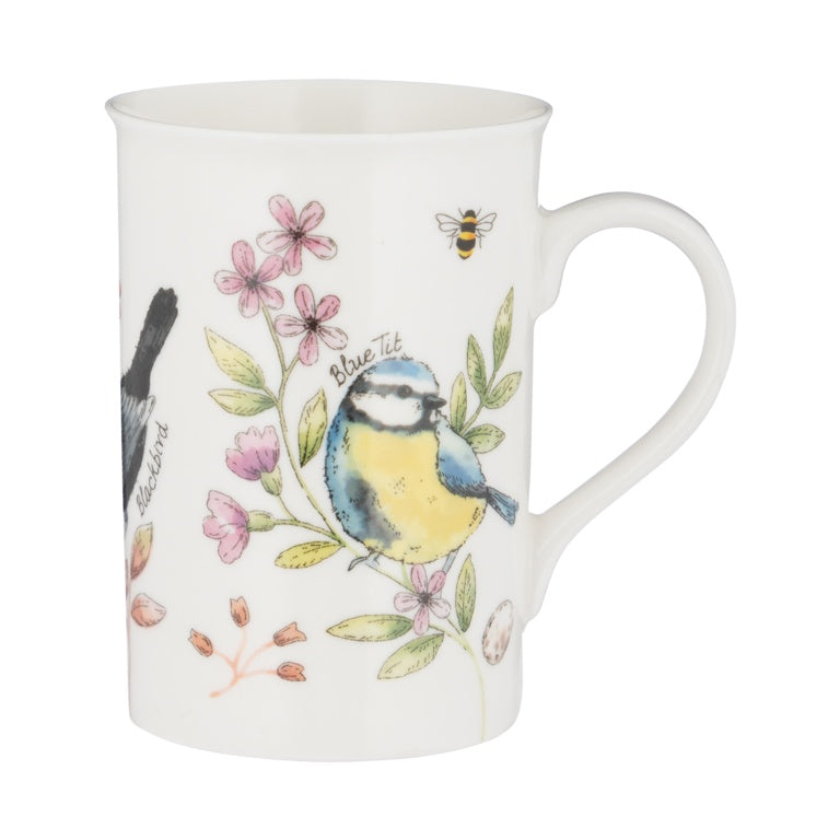 Price & Kensington Garden Birds Honeysuckle Mug