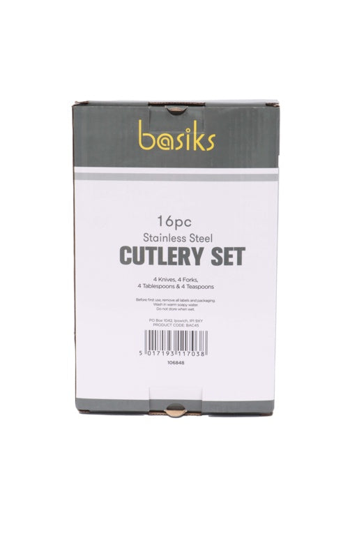 Basiks Stainless Steel Cutlery Set