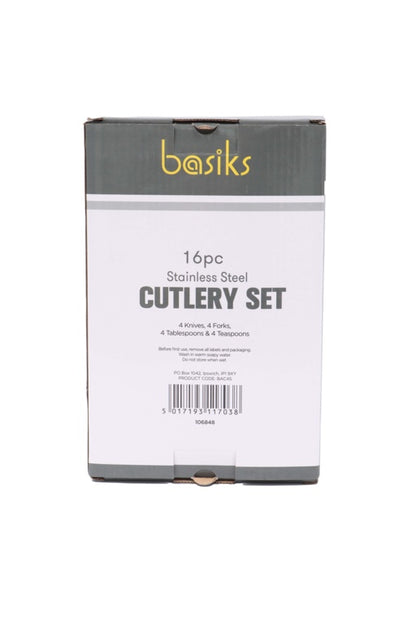 Basics Stainless Steel Cutlery Set