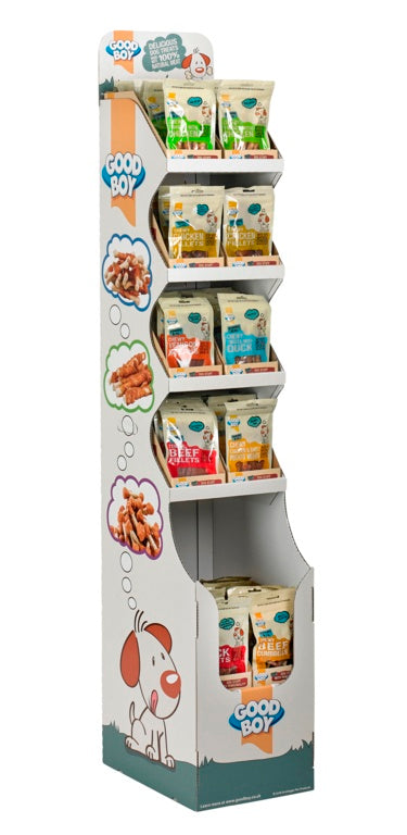 Good Boy Dog Treats Display Unit