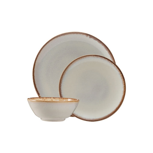 Mason Cash Reactive Cream Dinner Set