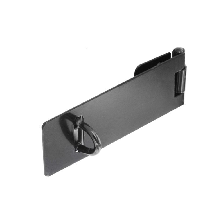 Securit Safety Hasp & Staple Light Black