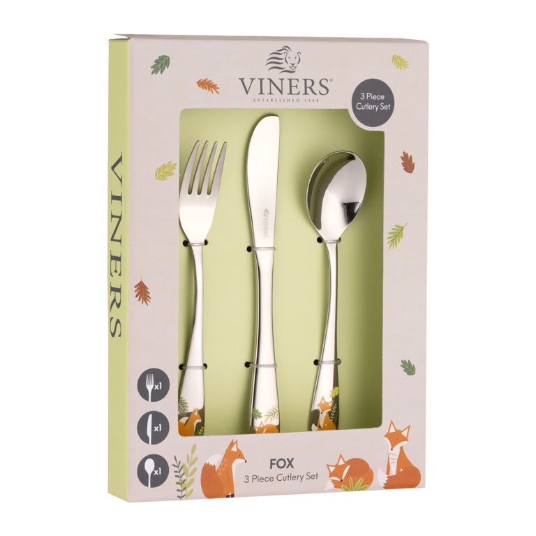 Viners Fox Kids Cutlery Set Gift Box