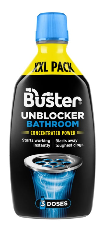 Buster Bathroom Plughole Unblocker 3 Dose