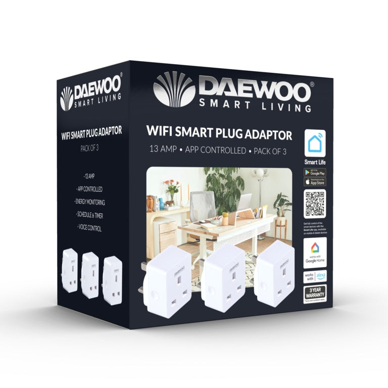 Daewoo Wifi Smart Plug Adaptor 13amp