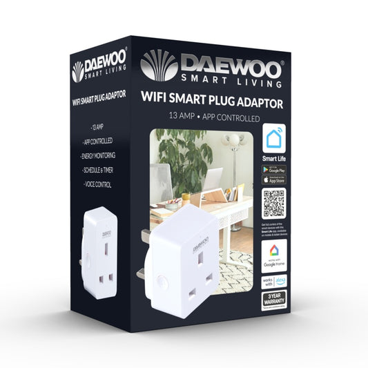 Adaptador De Enchufe Inteligente Wifi Daewoo 13amp