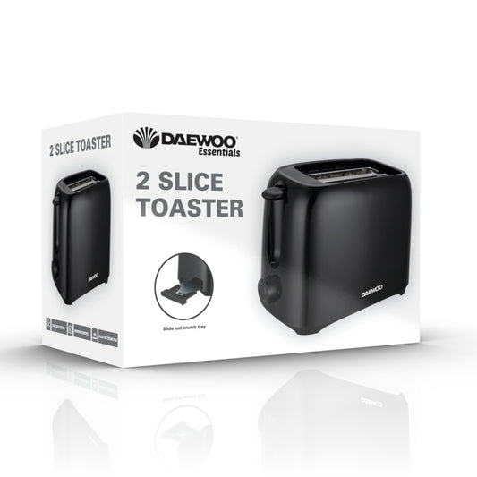 Daewoo Black Plastic Toaster