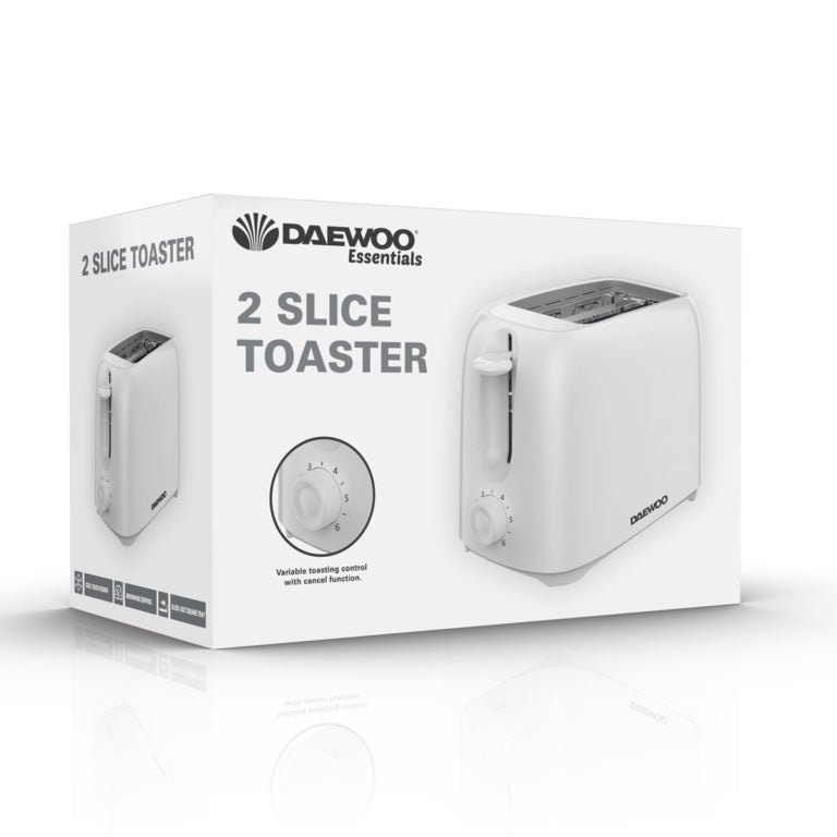 Daewoo Plastic Toaster 2 Slice