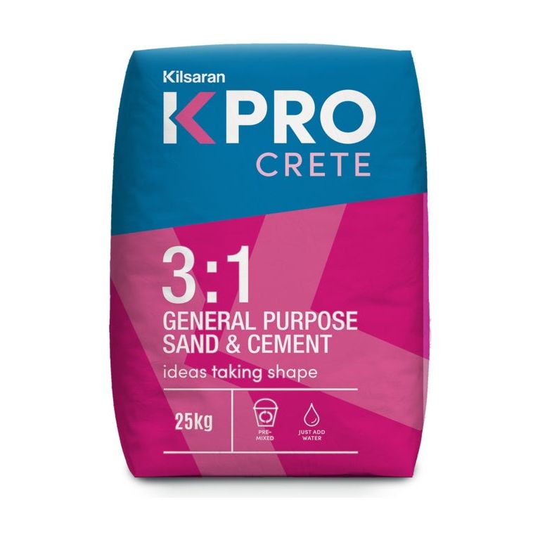 Kilsaran Kpro Crete 3:1 Sand & Cement Mix – Batley DIY