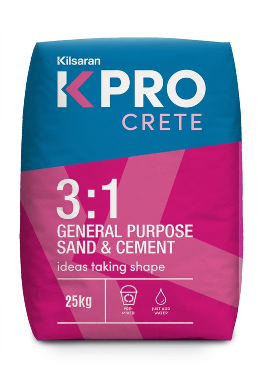 Kilsaran Kpro Crete 3:1 Sand & Cement Mix