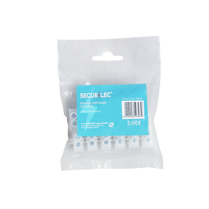 Securlec Terminal Strip 2 x 6 Strips 30A 16mm²
