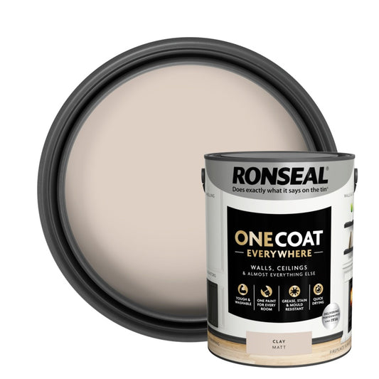 Ronseal One Coat Everywhere Paint Clay Matt