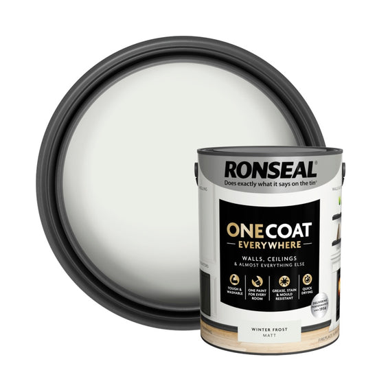 Ronseal One Coat Everywhere Paint Winter Frst Matt