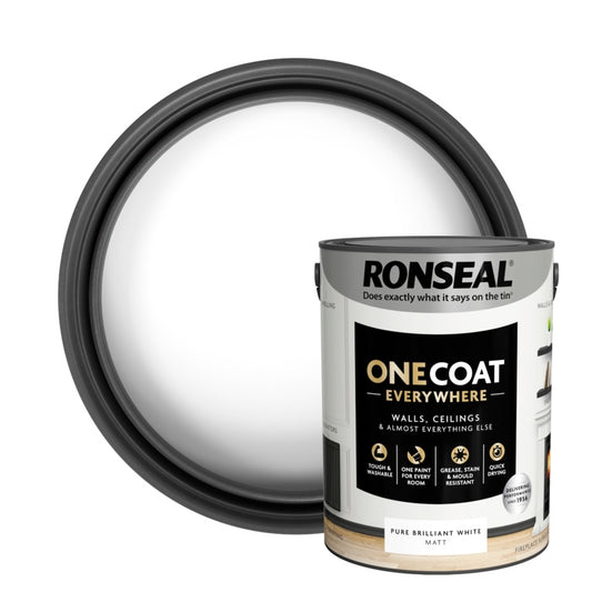 Ronseal One Coat Everywhere Paint Pbw Matt