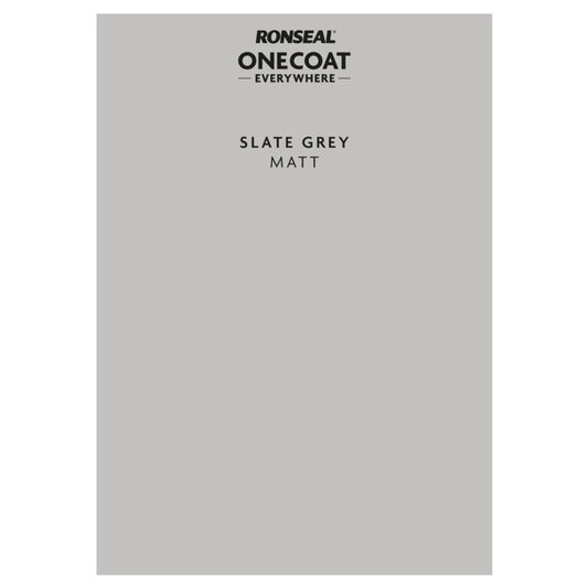 Ronseal Peel&amp;Stick Une couche partout Gris ardoise