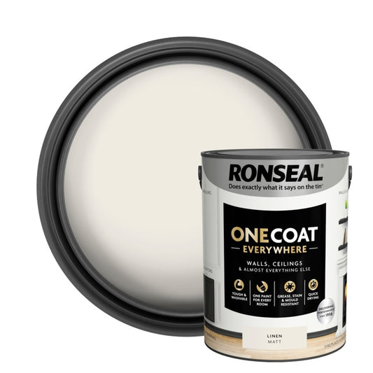 Ronseal One Coat Everywhere Paint Linen Matt
