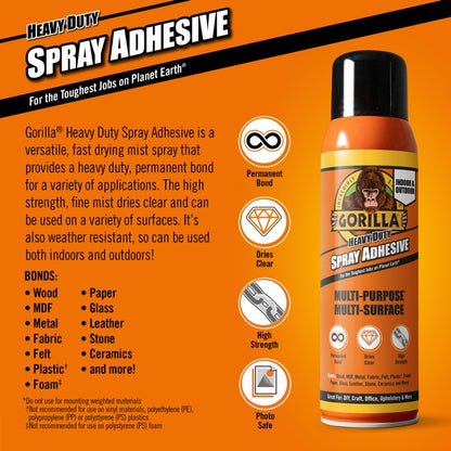 Gorilla Heavy Duty Spray Adhesive