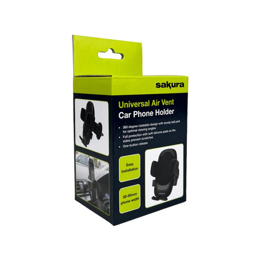 Support de téléphone de voiture universel pour grille d'aération Sakura