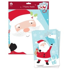 Tallon Plush Christmas PVC Santa Sacks