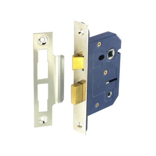 Securit Bathroom Lock Nickel Plated