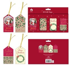 Tallon Traditional Christmas Gift Tags