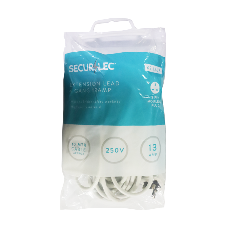 Securlec 4 Gang Extension Lead