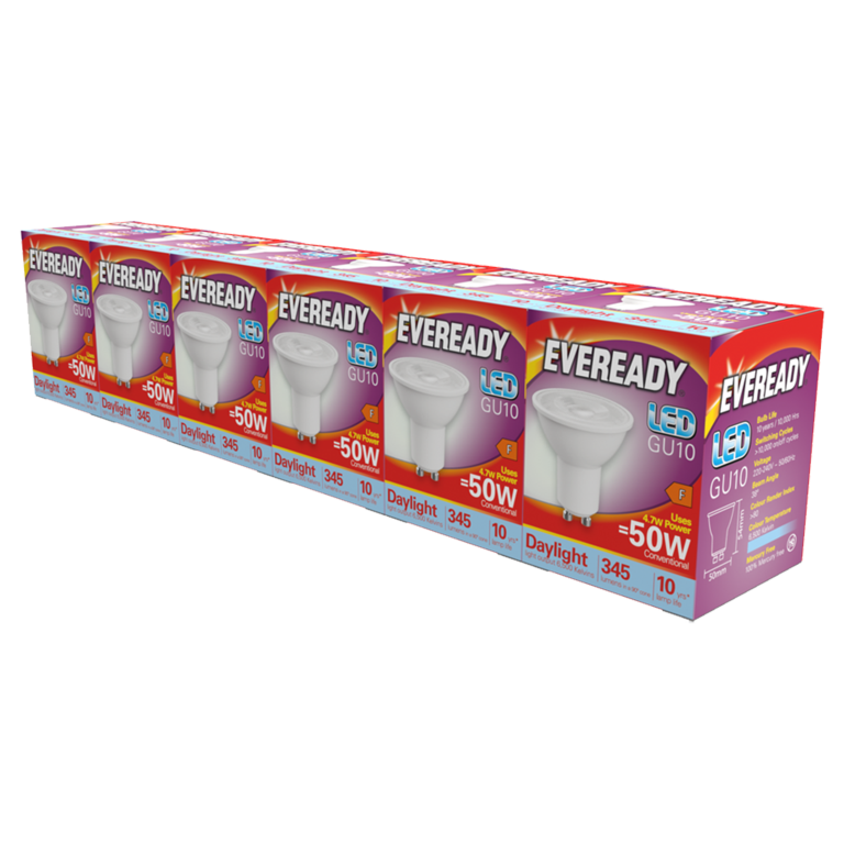 Eveready LED GU10 Pack 6