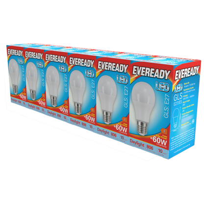 Eveready LED GLS ES E27 Pack 6